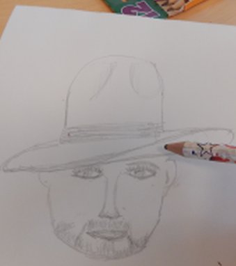 Pencil Sketch 1 of Boy George by BoyGeorge.com